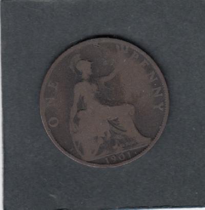 Beschrijving: 1 Penny  VICTORIA 